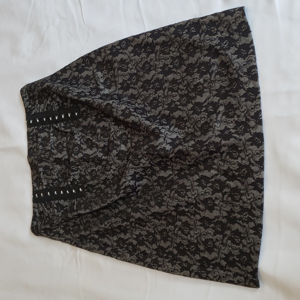 Corset High Waisted Lace Pencil Skirt